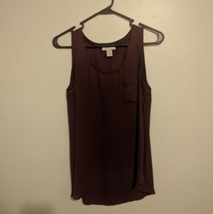 Burgundry LOFT blouse